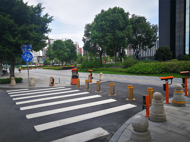 廣州地鐵總部車牌識(shí)別系統(tǒng)+升降樁
